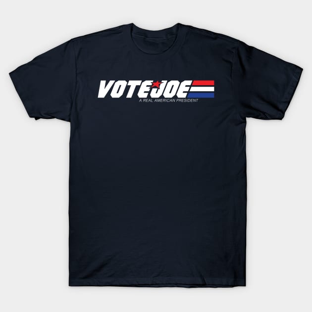 Vote for Joe Biden A Real American President T-Shirt by crocktees